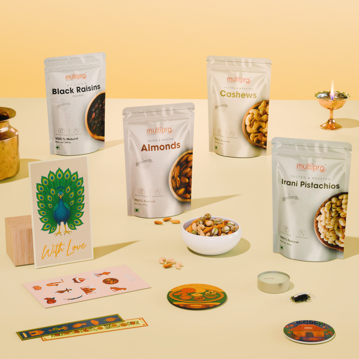 Multipro Premium Festive Gift Box – Embrace the Essence of India