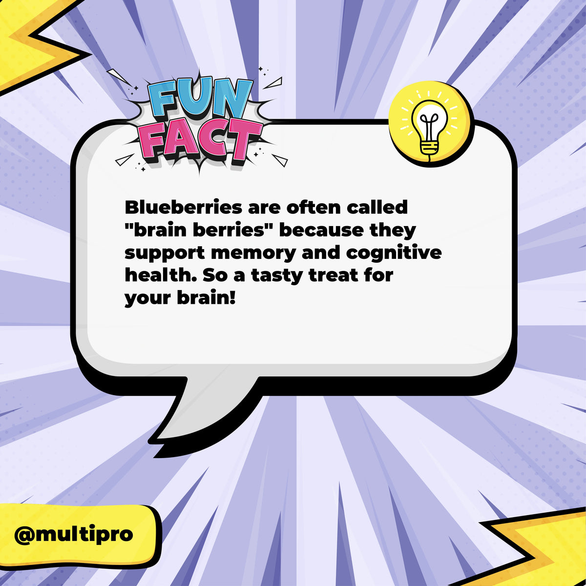 Multipro Whole Dried Blueberries | 100% Natural | No-Touch Packaging | 150g