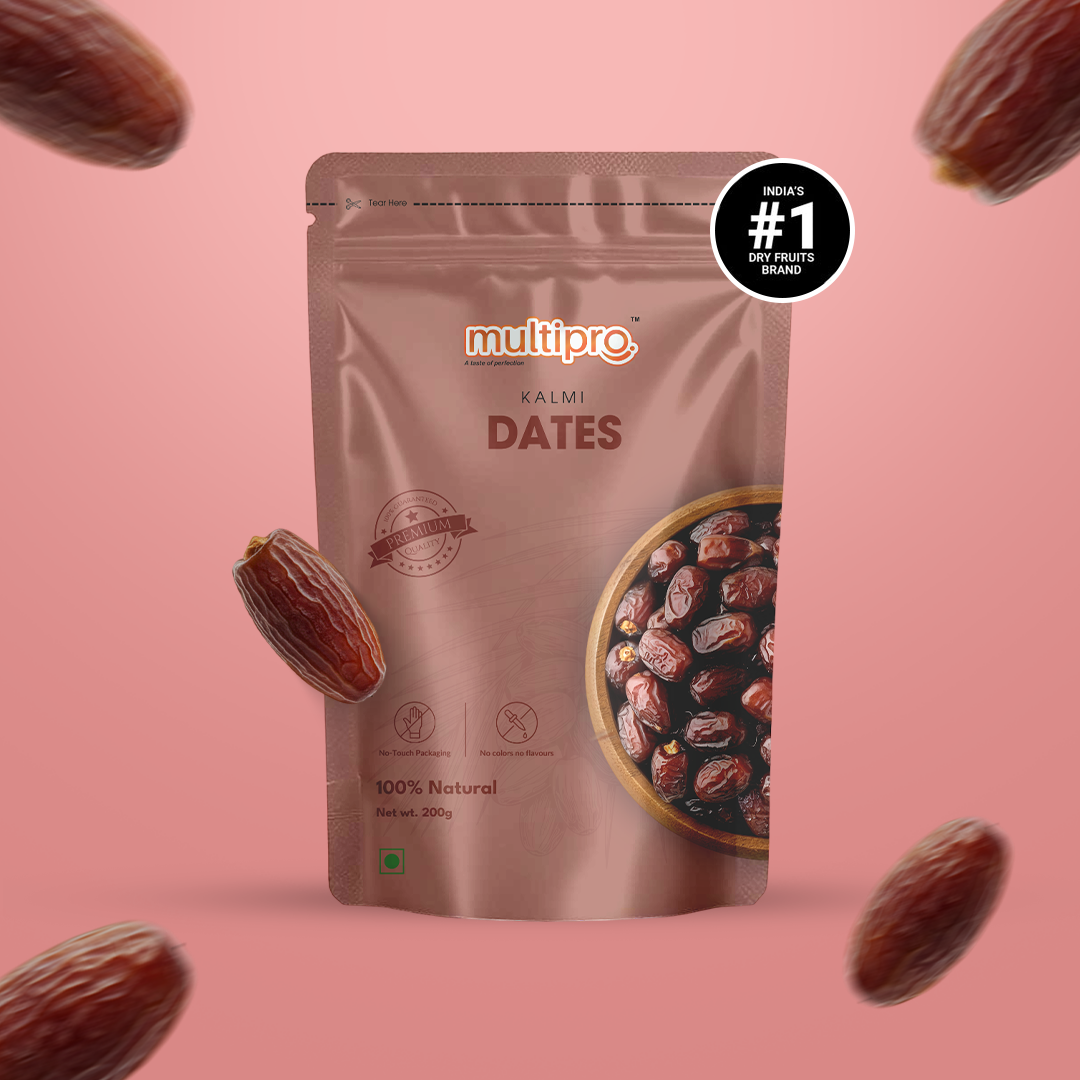Kalmi Dates | Premium Quality | Naturally Sweet | No-Touch Packaging | 200g