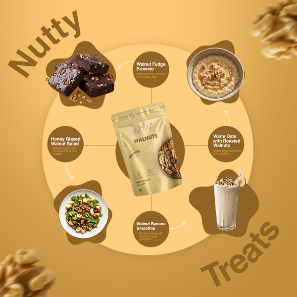 Walnuts | Premium Whole Kernels | 100% Natural | No-Touch Packaging | 200g